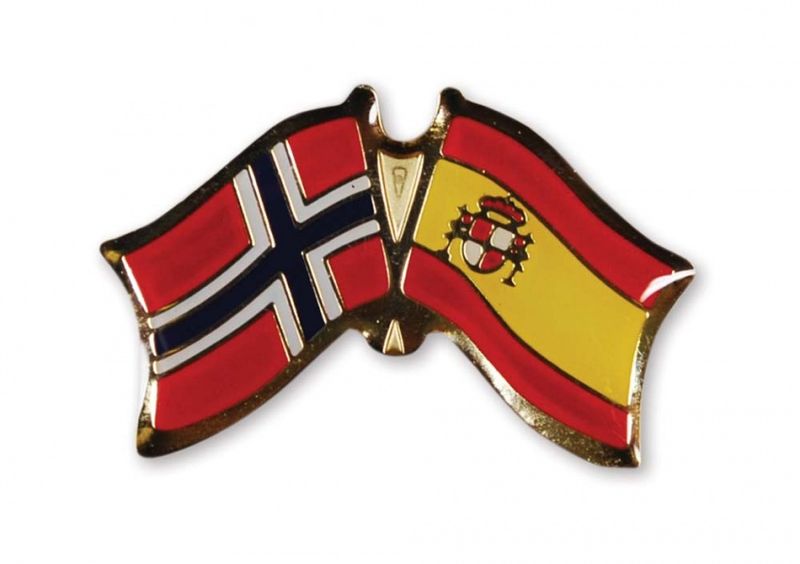Vennskaps pin Norge - Spania