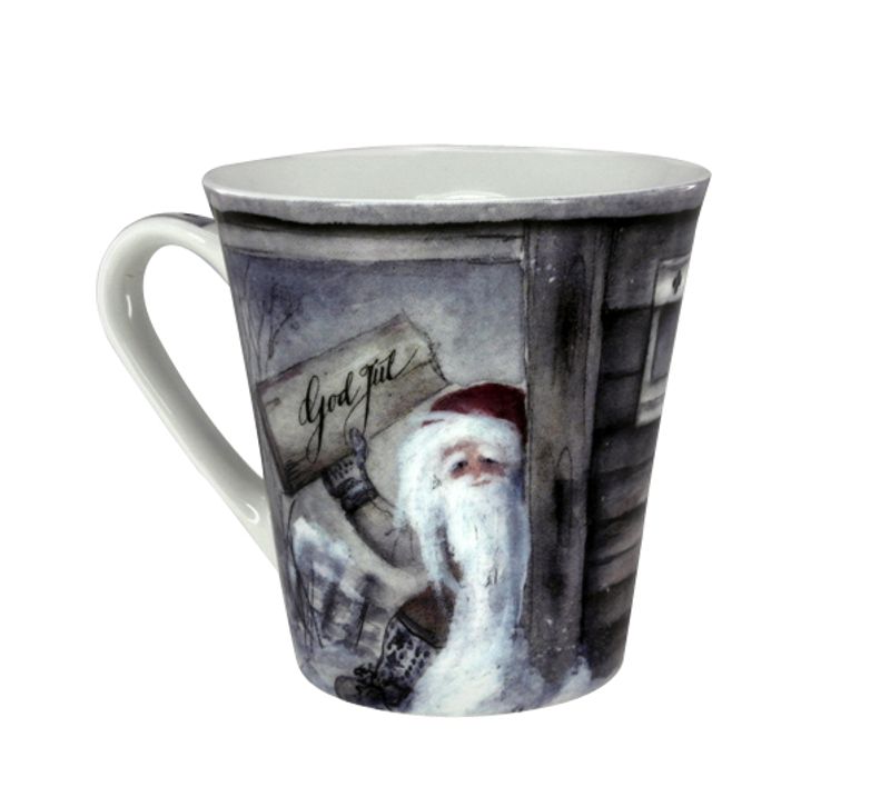Gammelnissen, krus nr 2 - Nisse ønsker god jul