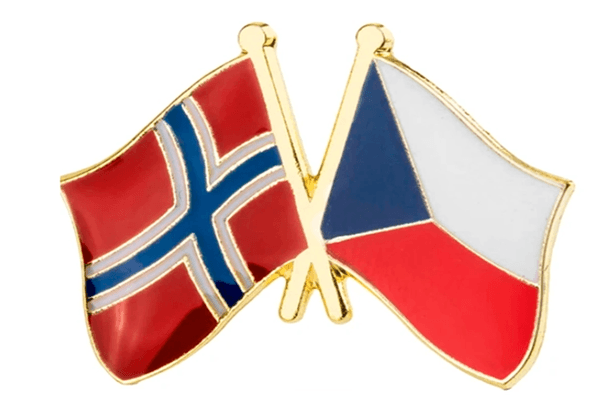 Vennskaps pin Norge - Tsjekkia