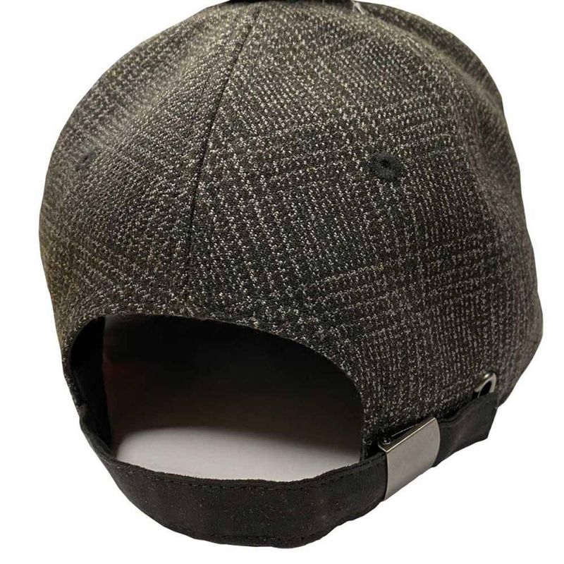 Cap - Tweed - Grå med sort elg