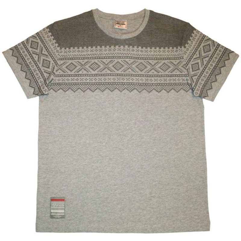 T-Shirt, Marius pattern - Grey